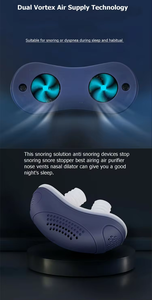 Clip nasal anti-<span class=keywords><strong>ronflement</strong></span> en silicone confortable à porter, réutilisable, portable, toutes saisons, pour dormir - Product Image 6