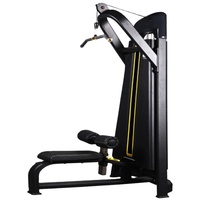 Machine de musculation professionnelle à charges guidées en acier de haute qualité pour tirage latéral