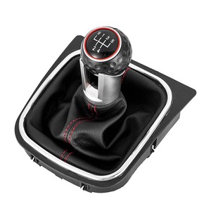 Funda Protectora para Palanca de Cambios de Volkswagen Golf, Negra y Roja, 5 y 6 Velocidades, Accesorio de Repuesto - Product Image 3