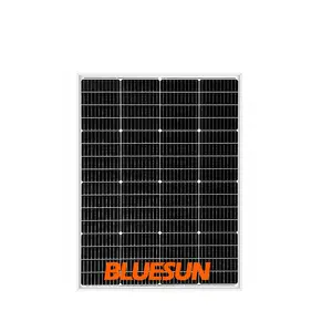 Bluesun panel năng lượng mặt trời Mono 150W 18V 150W panel năng lượng mặt trời cho ngoài trời 150W Monocrystalline panel năng lượng mặt trời cho cắm trại