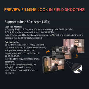 FEELWORLD LUT11H 10.1 pouces <span class=keywords><strong>4K</strong></span> <span class=keywords><strong>HDMI</strong></span> 3D LUT écran tactile HDR moniteur de terrain professionnel 2000nit moniteur de caméra IPS - Product Image 5