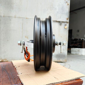 JSYJ-D-001 10 인치 48V 800W-1400KW 고출력 드럼 브레이크 전기 오토바이 휠 허브 모터 로고 - Product Image 3