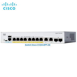 C1200-8FP-2G सिस्को उत्प्रेरक 1200 8-पोर्ट ज फुल पो 2x1g प्रबंधन स्विच - Product Image 1