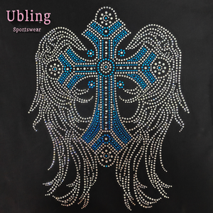 חינם אישית סיטונאית העברת rhinestone מבריק מותאם אישית עיצוב שיער hrinestone מבריק עבור t חולצה - Product Image 3