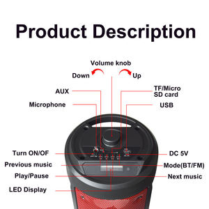 Altavoz Portátil Inalámbrico de Alta Calidad con Caja de Sonido de Bajos, Subwoofer y Amplificador, Ideal para Regalos Promocionales - Product Image 3