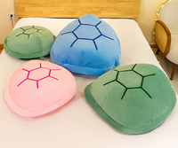 Coussin en peluche en forme de carapace de tortue, accessoire de déguisement pour enfants, jouet animal à porter pour Noël et Halloween