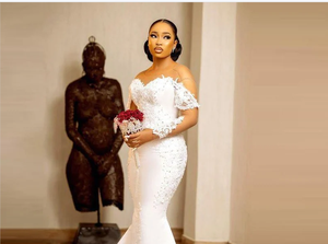 Livraison directe, nouvelle robe de mariée élégante sans dos, de haute qualité et personnalisée - Product Image 2