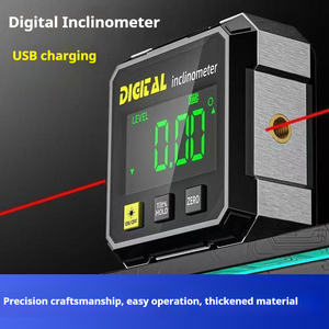 Inclinómetro Digital Profesional para Bricolaje, con Pantalla Retroiluminada, Autonivelante, Medición de Ángulo y Pendiente, Láser para Trabajos de Nivelación - Product Image 3