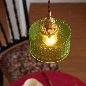 SIMIG Nordic Vintage yaratıcı yeşil cam Mini kolye ışık restoran Bar Cafe konuk evi için - Product Image 2