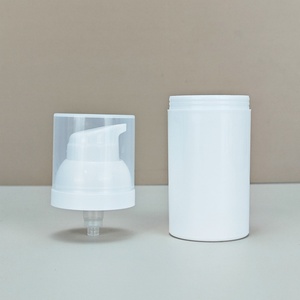 Ready Stock White Plastic PP Skincare Airless Foundation Serum Cream Lotion <b>Pump</b> <b>Bottle</b> 30ml 50ml 80ml 100ml - Product Image 3