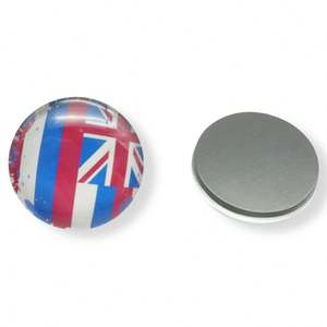 Aimants de réfrigérateur en verre personnalisés, souvenirs de lieux touristiques du monde entier - Product Image 5