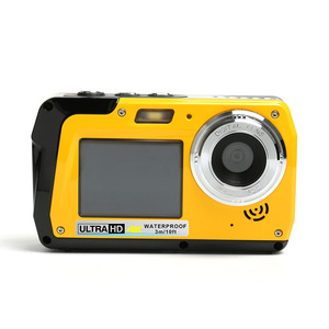 Xhx 4K กล้องดิจิตอลกันน้ำ WP09S อัลตร้า HD หน้าจอคู่กล้องวิดีโอ56MP เซ็นเซอร์ CMOS - Product Image 1