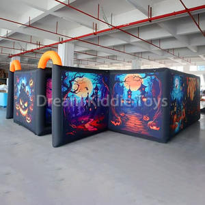 Laberinto Inflable <span class=keywords><strong>de</strong></span> Terror para Patio <span class=keywords><strong>de</strong></span> Juegos al Aire Libre, Calabaza Ensangrentada, Casa Embrujada <span class=keywords><strong>de</strong></span> Halloween, Juego Deportivo en Venta - Product Image 4