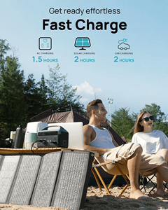 Di động 110V 220V nhà cắm trại Trạm điện 5000W 3000W 2400W 1500W 600W 500W 300W năng lượng mặt trời bảng điều khiển Máy phát điện - Product Image 5