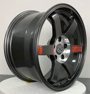 Aluminium Alloy Forged Wheel Rim | Polishing Brushed Chrome Milling Spoke | Matte Finish In Gun Gray Black Red Bronzer