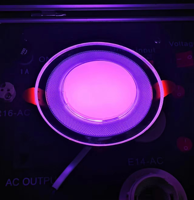 7W Indoor Round Recessed LED Downlight SMD2835 Colorful Acrylic LED Panel Spotlight 220V Cutout 70-80mm LED Plafond