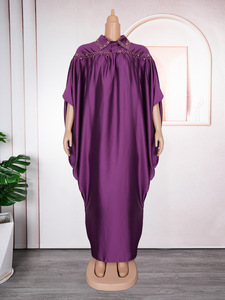 Transfrontalier européen et américain 2024 nouvelle robe imprimée pour femmes d'été africaine décontracté ample grande taille Robe - Product Image 6