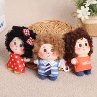 En gros, Pendentifs et porte-clés de la série Poupées, en peluche douce et mignonne, breloques de sac