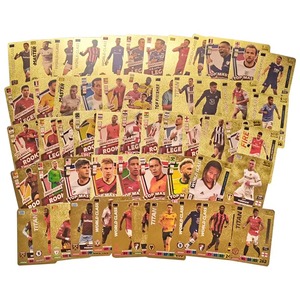 Tùy Chỉnh Bóng Đá Bóng Đá Người Chơi Trò Chơi Bộ Sưu Tập Thẻ Vàng Lá Ngôi Sao Bóng Đá Ronaldo Messi Neymar Siêu Sao Thẻ Giao Dịch Đồ Chơi - Product Image 6
