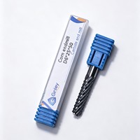Fresa de carburo de tungsteno tipo maíz para router de madera, fresa de desbaste para paneles de fibra de carbono/epoxi y grabado