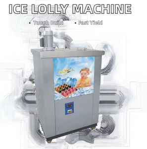 New Type of Quick Frozen Double Can <b>Yogurt</b> Freezing Ice Lolly Mechanical Popsicle Machine Mold Popsicle Machine Packaging - Product Image 6
