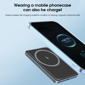 20 Wát Mini ngân hàng điện không dây siêu mỏng 5000mAh sạc di động nhanh công suất cao Nhà Trạm điện thiết bị di động - Product Image 4