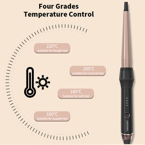 <span class=keywords><strong>Rizador</strong></span> de Pelo <span class=keywords><strong>Profesional</strong></span> de Cerámica PTC con Pantalla LED de Temperatura, para Uso en Casa y Hoteles, Disponible para Fabricación OEM - Product Image 4