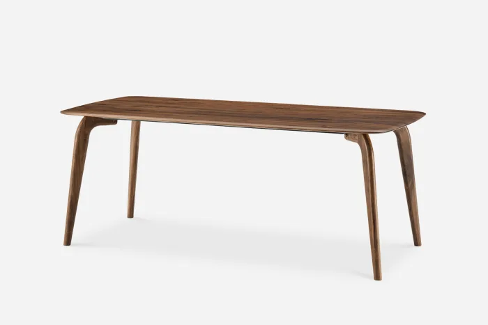 Hot Selling Home Furniture High Quality New Design Set Patio Solid Wooden Walnut Dining Table 4 Seater for Party Dinner