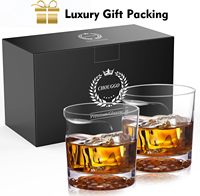 Verres à whisky, brandy et cigares promotionnels, personnalisés, uniques, à fond sphérique, transparents, type tumbler, verres à shot