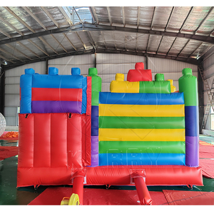 Commercial Top-Selling Hupfburg Inflatable Bounce House <b>with</b> <b>Slide</b> PVC Material Easy Setup for Amusement Park Rental Business - Product Image 5