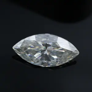 Top Grade Moissanite Gemstones Pure D Color VVS Classic Marquise Cut 3*6mm-7*14mm Moissanite Diamond