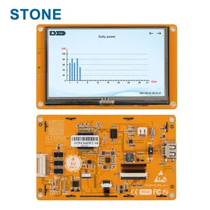 STONE 4,3 "5" 7 "10,1" UART команда с инструкцией по последовательному порту с платой водителя TFT ЖК-дисплей сенсорный экран модуль