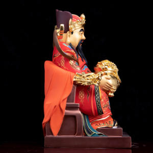 <span class=keywords><strong>La</strong></span> <span class=keywords><strong>statua</strong></span> di <span class=keywords><strong>Buddha</strong></span> in bronzo <span class=keywords><strong>del</strong></span> dio della ricchezza a casa dedicata a decorare <span class=keywords><strong>la</strong></span> fata taoista Fu Shou artigianato in metallo - Product Image 4