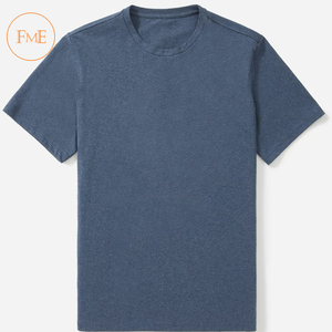 T-shirt Homme 100% Coton Haute Qualité, Col Imprimé, Design Personnalisé, Logo Vierge, Respirant, Grande Taille, Tissu Tricoté, Manches Courtes, Idéal Été - Product Image 6