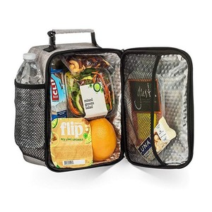 Sac isotherme portable pour le déjeuner en plein air, tissu Oxford, 23x11x26cm, avec fermeture éclair, isolé, pour le camping et les pique-niques - Product Image 3