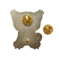 Insigne de dessin animé mignon en alliage de zinc pour artisanat en métal épingles en émail dur insignes en métal doré personnalisés