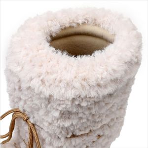 Botas de Nieve de Moda para Mujer, Estilo Ruso, con Forro de Piel Extraíble, Cálidas para Invierno - Product Image 6
