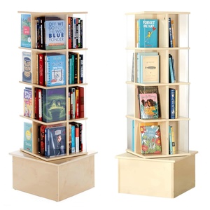 Exhibidores Giratorios Personalizables Ray, Aptos para Librerías y Centros Comerciales, con Exhibidores de Acrílico para Ventanas - Product Image 1