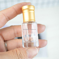 Offre Spéciale Rasasi Parfum À Dubaï 12ml 3ml 6ml Bouteille d'huile Bouteille de Parfum En Métal Avec Le Bâton En Verre/Boule de rouleau