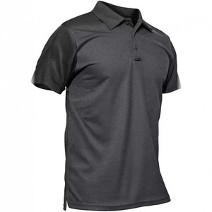 OEM del fabricante de los hombres de alta calidad ligero Golf gimnasio para Polos logotipo personalizado de manga corta Premium Mercerized Twill Sol - Product Image 3