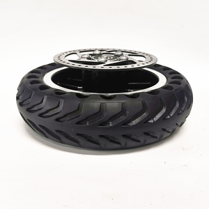 Roue solide à frein à disque de 8 pouces, plaque de frein à disque 200x50, assemblage de 110 mm, <span class=keywords><strong>pneu</strong></span> solide en nid d'abeille - Product Image 3