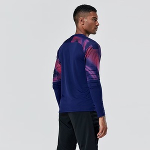 Camiseta Acolchada para Portero, Jersey de Portero con Estampado Elegante, Manga Larga, Cuello en V, Pantalones, Conjunto Deportivo para Fútbol, Camisetas de Entrenamiento - Product Image 5