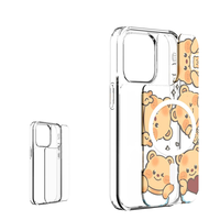 Coque de téléphone à plaque arrière détachable pour iPhone 16 Pro 17 Pro Max 13 14 15 – Coque arrière personnalisée