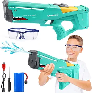Songkran Electric Water Gun Automatic Reload Water Squirt Guns High Capacity Water Super Soaker Gun Toy para adultos