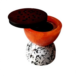Quemador de Incienso de Sándalo y Resina Epoxi Hecho a Mano Moonlight Noor Signature, Soporte Artístico para Oud, Incienso Religioso Ecológico - Product Image 1