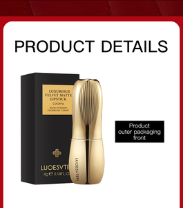 OEM/ODMカスタムブランドロゴ高品質軽量マットベルベット長続きする口紅メーカー広州 - Product Image 3