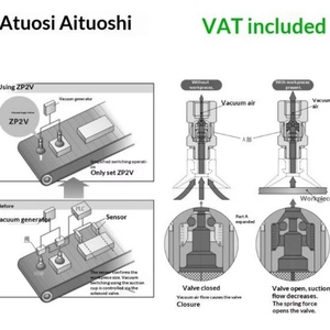 วาล์วลอจิกสุญญากาศ ZP2V รุ่น SVK-G3/8-AG วาล์วตรวจสอบความปลอดภัยปั๊มสุญญากาศแบบนิวเมติก ซีรีส์ A5 B5 W6 - Product Image 5