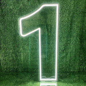 <span class=keywords><strong>SUNSKY</strong></span> Display Venta al por mayor Entrega rápida Número personalizado Letrero de neón con base Fiesta Letrero de neón - Product Image 5