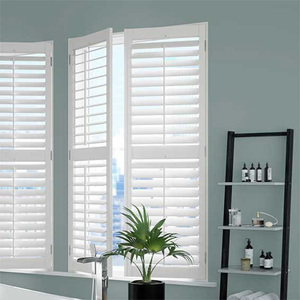 Nhà Máy Giá Úc Châu Âu Thiết Kế Nội Thất Có Thể Điều Chỉnh Trồng Cửa Chớp Trắng Trượt Gấp Cửa Chớp - Product Image 2