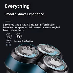 Electric Shaver Men Electric, Razors Rechargeable Floating <b>Beard</b> Shaver Hair Trimmer Face <b>Care</b> Shaving Machine - Product Image 2